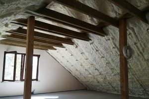 loft of a building that is under construction